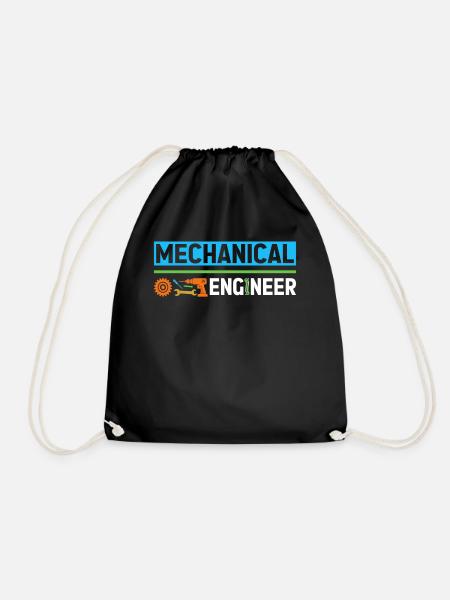 Mechanik Ingenieur Maschinenbau - Turnbeutel - Schwarz