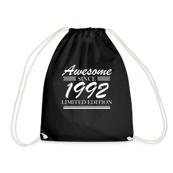 1992 - Sac de sport léger - noir - Devant