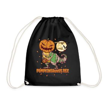 Pumpkinsaurus Dinosaure Drôle Halloween T Rex - Sac de sport léger - noir - Devant