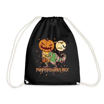 Pumpkinsaurus Dinosaure Drôle Halloween T Rex - Sac de sport léger - noir - Devant