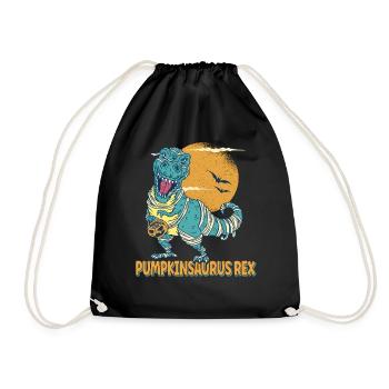 Pumpkinsaurus Dinosaure Drôle Halloween T Rex - Sac de sport léger - noir - Devant