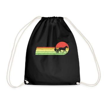Harnais de chevaux de trot Chevaux de sport équestre - Sac de sport léger - noir - Devant
