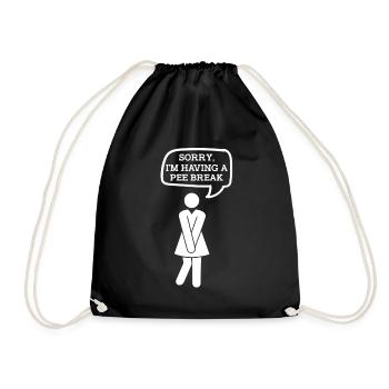 Annonce de grossesse drôle J’ai un - Sac de sport léger - noir - Devant
