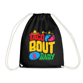 Chemise Cinco De Mayo, Taco Bout A Baby Foot - Sac de sport léger - noir - Devant