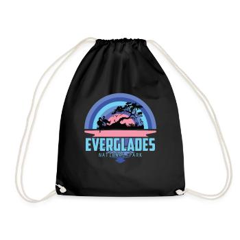 Everglades Nationalpark Souvenir Pelikan Sumpfgebi - Turnbeutel - Schwarz - Vorne