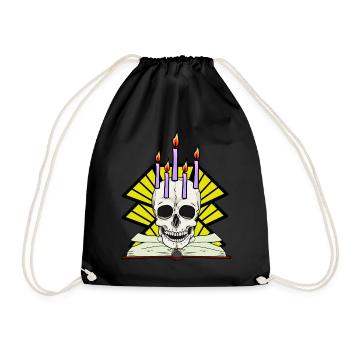 Ghost Ghost Hour Midnight Horreur Halloween - Sac de sport léger - noir - Devant