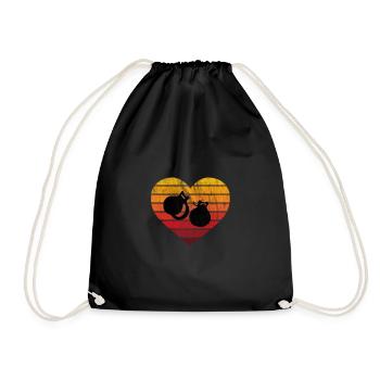 J’adore la musique espagnole avec des castagnettes - Sac de sport léger - noir - Devant