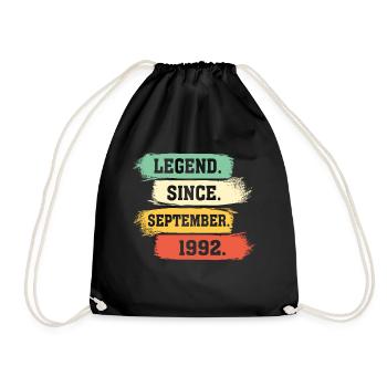 Légende depuis septembre 1992 - Sac de sport léger - noir - Devant