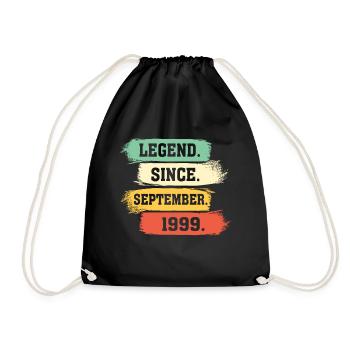 Légende depuis septembre 1999 - Sac de sport léger - noir - Devant