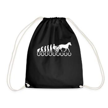 Harnais de chevaux de trot Chevaux de sport équestre - Sac de sport léger - noir - Devant