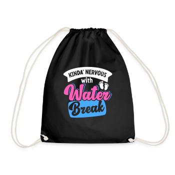 Annonce de grossesse drôle Révéler - Sac de sport léger - noir - Devant