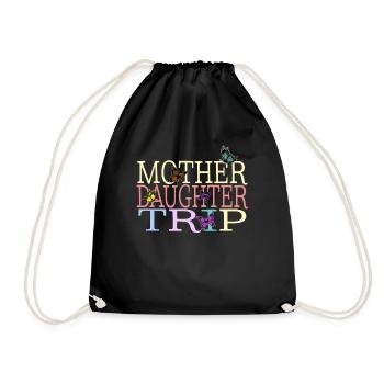 Chemise de voyage mère-fille, Butterfly Mother’s - Sac de sport léger - noir - Devant
