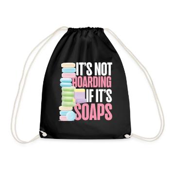 Fabrication de savon Artisanat Ce n’est pas - Sac de sport léger - noir - Devant