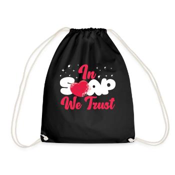 Soap Making Crafting In Soap We - Turnbeutel - Schwarz - Vorne