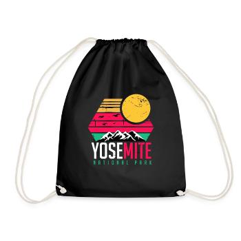 Parc national de Yosemite Souvenir California Nature W - Sac de sport léger - noir - Devant