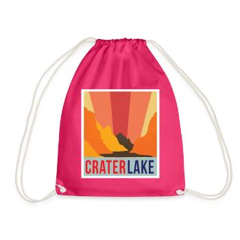 Crater Lake National Park Oregon Randonnée Nature Vulk - Sac de sport léger - fuchsia - Devant