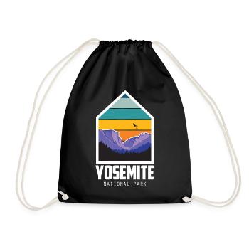 Parc national Heartbeat Yosemite California Souve - Sac de sport léger - noir - Devant