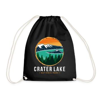 Crater Lake Souvenir National Park Randonnée dans le N - Sac de sport léger - noir - Devant