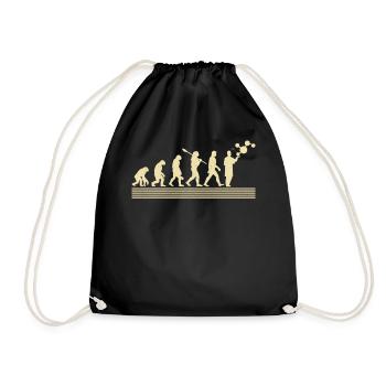 Biologist Evolution - Drawstring Bag - black - Front
