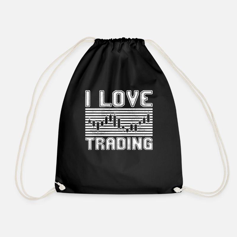 I love trading - Turnbeutel - Schwarz
