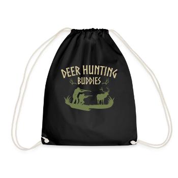 Chasse au cerf chasseur de cerfs - Sac de sport léger - noir - Devant