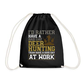 Chasseur de cerfs buck J’aurais - Sac de sport léger - noir - Devant