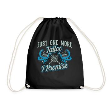 Seul un tatoueur promis artiste - Sac de sport léger - noir - Devant