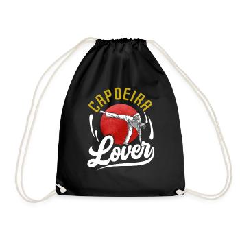 Capoeira Lovers Hobby Martial Arts Brazilian - Drawstring Bag - black - Front