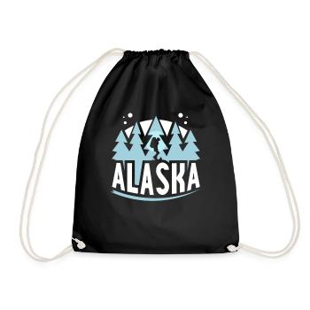 Alaska Randonnée Nature Randonnée Randonneurs - Sac de sport léger - noir - Devant