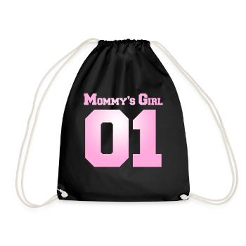 Partner Look Couple Partner Couple Couple Family - Drawstring Bag - black - Front