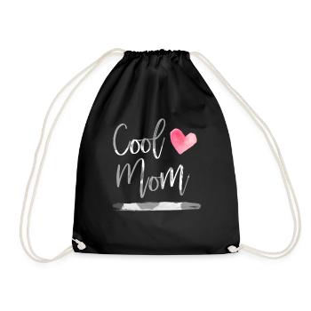 Partner Look Couple Partner Couple Couple Family - Drawstring Bag - black - Front