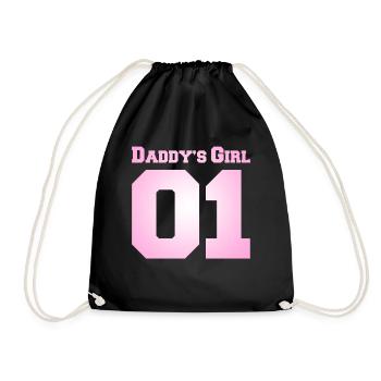 Partner Look Couple Partner Couple Couple Family - Drawstring Bag - black - Front