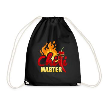 Chili Master - Turnbeutel - Schwarz - Vorne