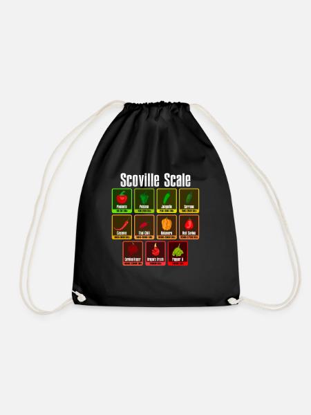 Scoville Skala Habanero Chili Liebhaber - Turnbeutel - Schwarz