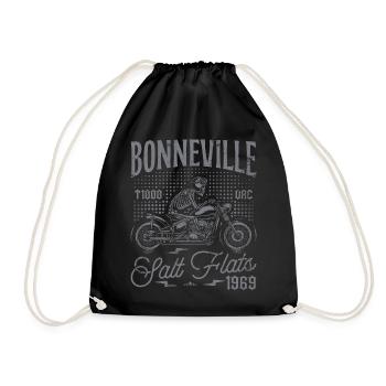 Bonneville Salt Flats Moto Racing Vintage - Sac de sport léger - noir - Devant