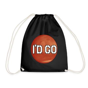 Mars Planet - Drawstring Bag - black - Front