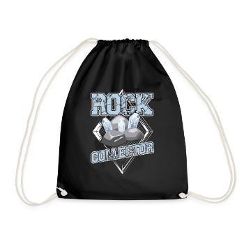 Stone Collector Geologist Geology Student Geology - Drawstring Bag - black - Front