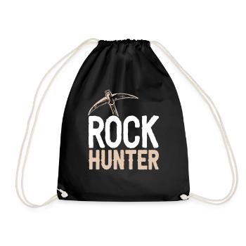 Rock Hunter Geologist Geology Geology Student - Drawstring Bag - black - Front
