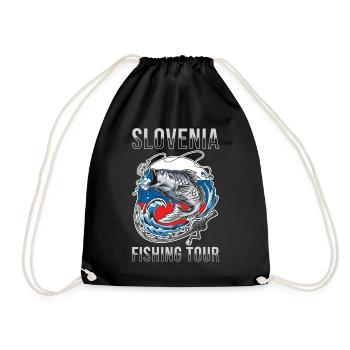 Tour de pêche - Slovénie - Sac de sport léger - noir - Devant