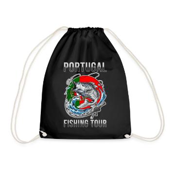 Tour de pêche Portugal - Sac de sport léger - noir - Devant
