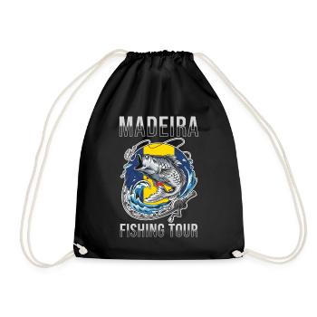 Excursion de pêche à Madère - Sac de sport léger - noir - Devant