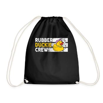 Rubber Duck Rubber Duckie Crew - Turnbeutel - Schwarz - Vorne
