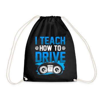 I Bring Driving At Driving Instructor Driving School - Drawstring Bag - black - Front