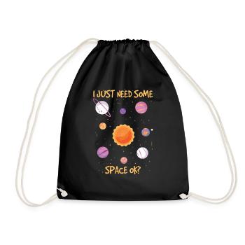 I just need some space okay? Telescope - Drawstring Bag - black - Front