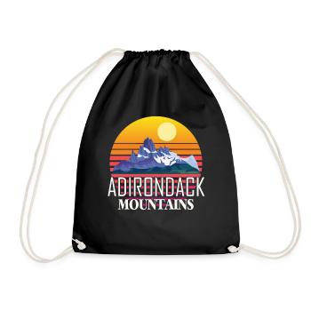 Parc national des montagnes Adirondack Camping Randonnée États-Unis - Sac de sport léger - noir - Devant