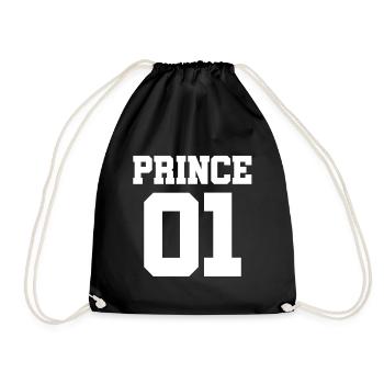Partner Look Couple Partner Couple Couple Family - Drawstring Bag - black - Front