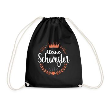 Partnerlook Couple Partner Paar Pärchen Familie - Turnbeutel - Schwarz - Vorne