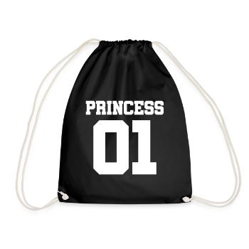 Partner Look Couple Partner Couple Couple Family - Drawstring Bag - black - Front