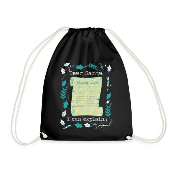 Joyeux Noël Noël Noël - Sac de sport léger - noir - Devant