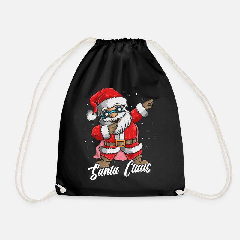 Frohe Weihnachten Christmas Xmas - Turnbeutel - Schwarz
